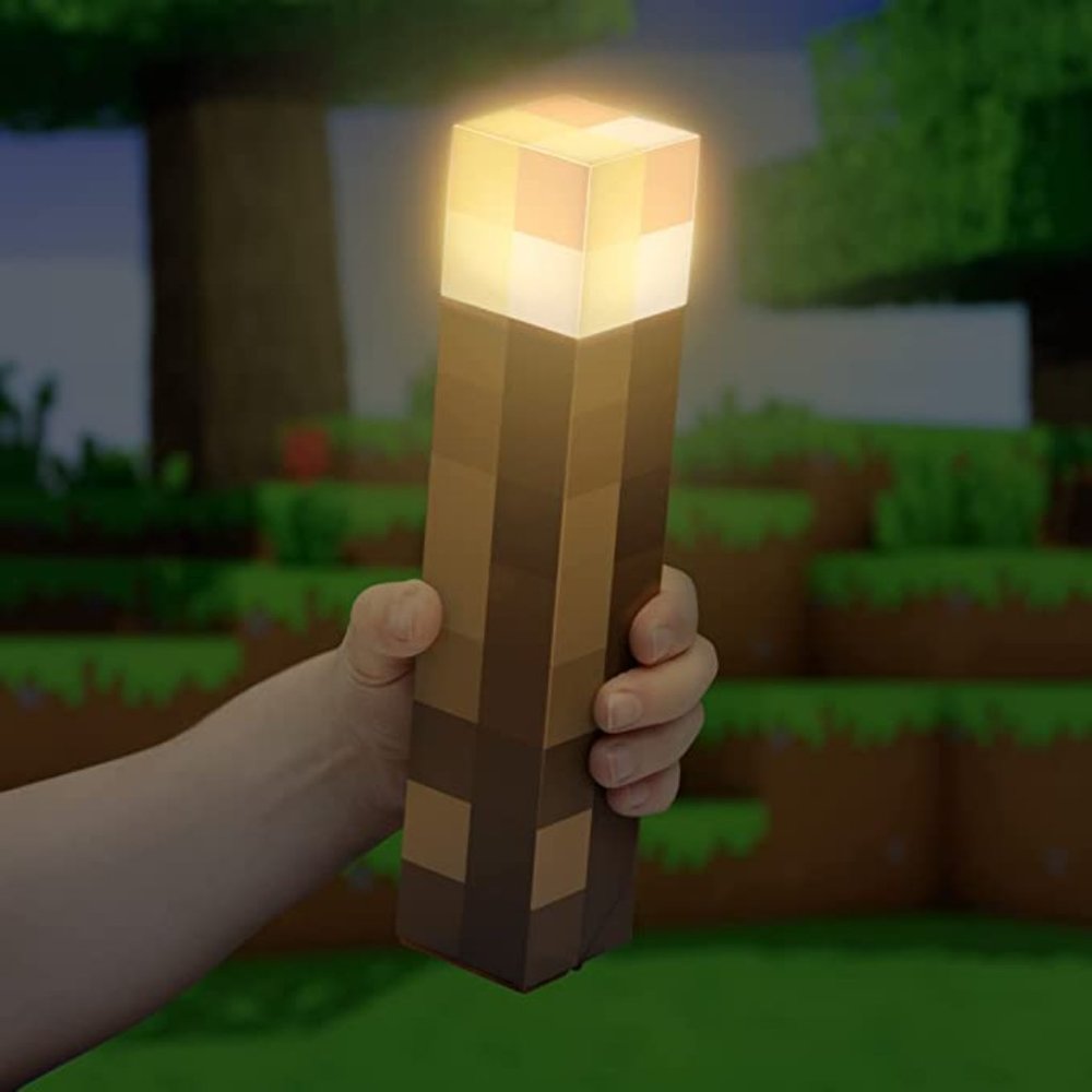 New MINECRAFT Torch Light Lamp